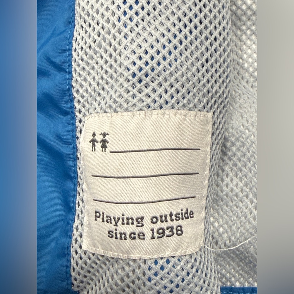 Columbia Blue Nylon Rain Jacket - Picture 8 of 8